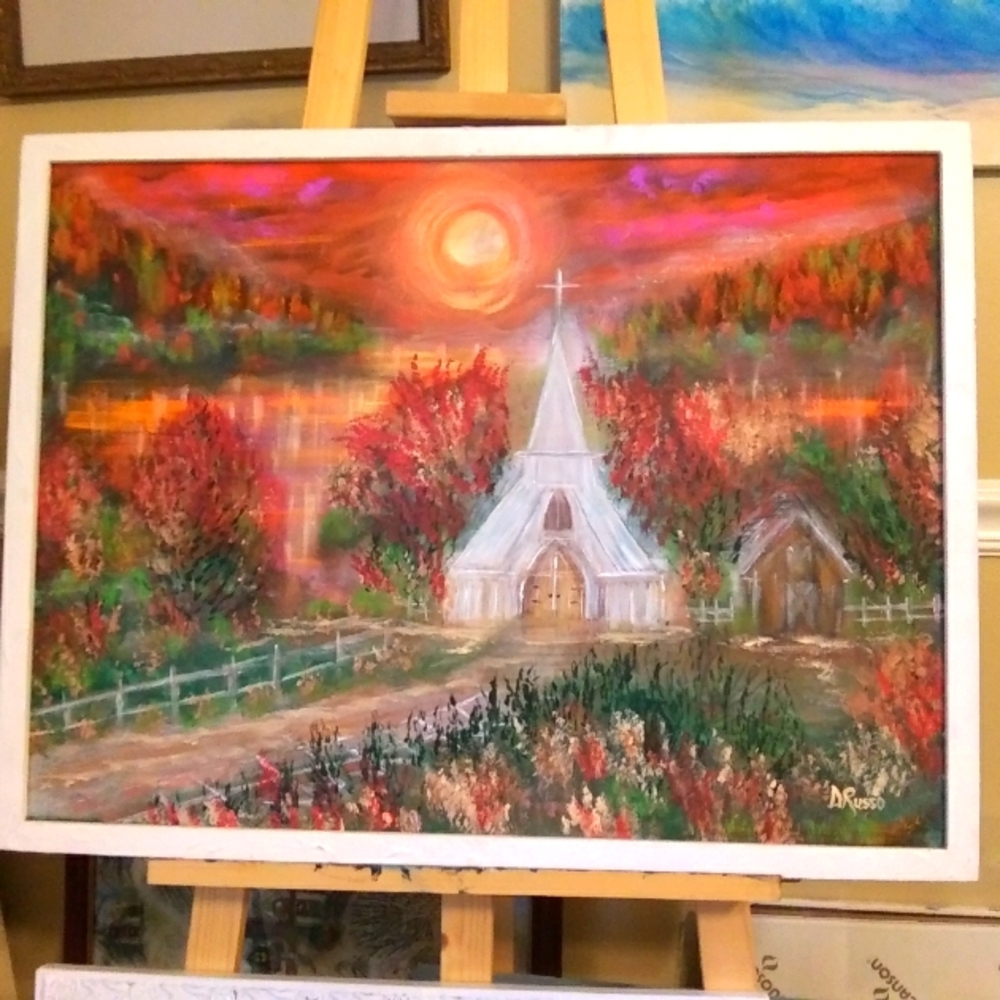 Original Acrylic Fine Art Gallery Painting 18 x 24 canvas